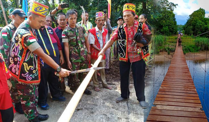 Peresmian Jembatan Gantung